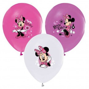 Balonevi Balon 4+1 Mınnıe Happy Helpers Baskılı 12"
