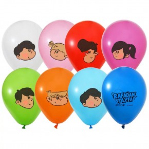 Balonevi Balon 4+1 Rafadan Tayfa Baskılı 12" 8 Li