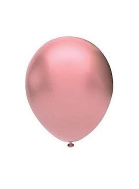 Balonevi Balon Metalik Rose Gold 100 Lü