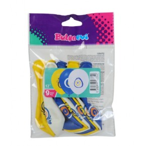 Balonevi Balon Nazar Boncuğu Karışık 12" 9 Lu