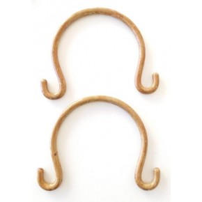 Çanta Aksesuar Bambu görünümlü plastik çanta sapı B24