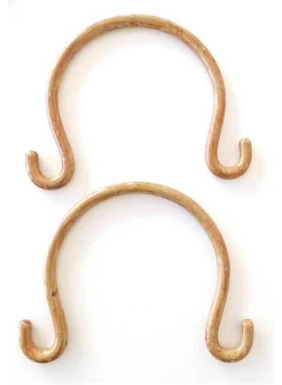 Çanta Aksesuar Bambu görünümlü plastik çanta sapı B24