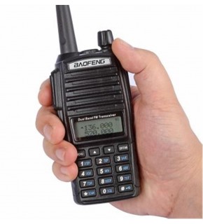 Baofeng UV-82L 5W  LCD Ekran,LED El Feneri Arama Kurtarma-Güvenlik-Haberleşme El Telsizi (FM RADYO)