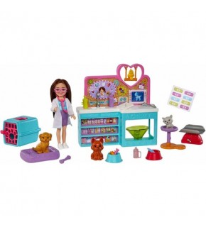 Barbie Chelsea Meslekleri Öğreniyor Veteriner Oyun Seti HGT12