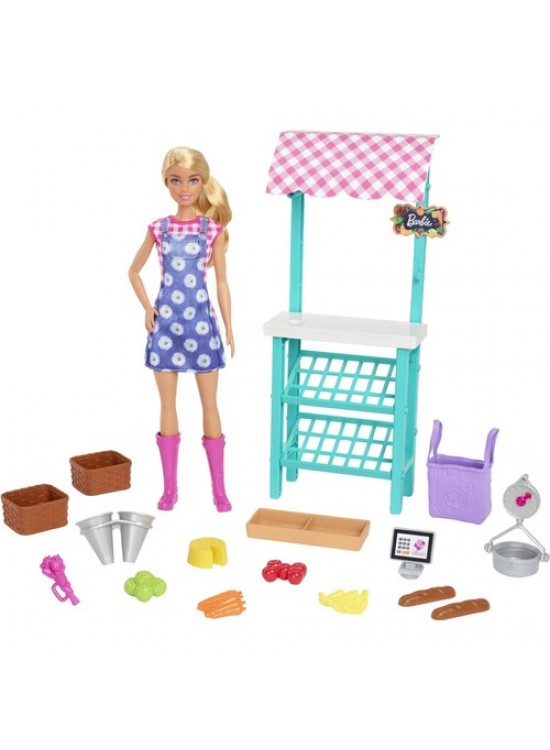 Barbie Çiftçi Pazarı Oyun Seti HCN22