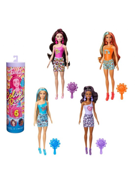 Barbie Color Reveal Renk Değiştiren Sürpriz Barbie Gökkuşağı Serisi