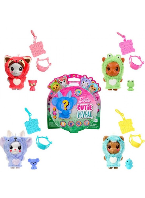 Barbie Cutie Reveal Hayvancıklar Ve Kostümleri
