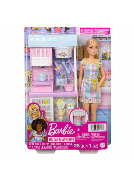 Barbie Dondurma Dükkanı Oyun Seti HCN46