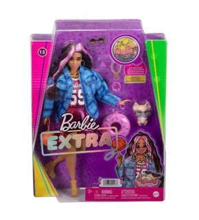 Barbie Extra Ekose Ceketli Bebek HDJ46