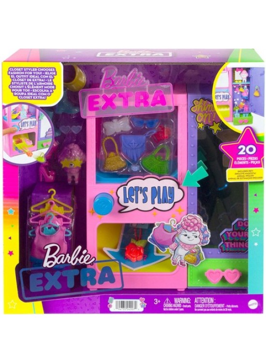 Barbie Extra Kıyafet Otomatı Oyun Seti MTL-HFG75