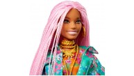 Barbie Extra Pembe Örgü Saçlı Bebek MTL-GXF09