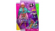 Barbie Extra Pembe Örgü Saçlı Bebek MTL-GXF09