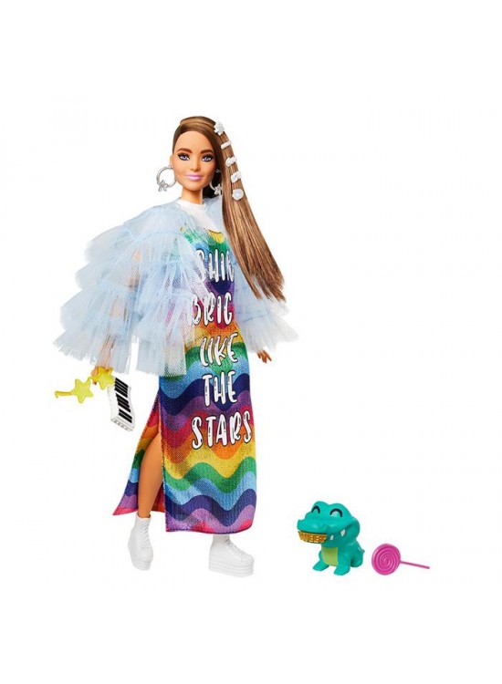 Barbie Extra Sarı Ceketli Bebek GYJ78