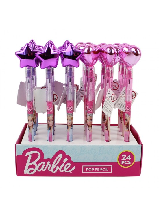 Barbıe Geçmeli Kalem- Kalp / Yıldız 24/576 B-1028 (1 Adet)