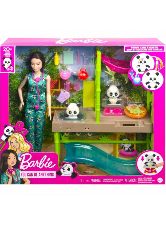 Barbie Panda Bakımı Oyun Seti HKT77