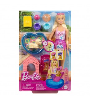 Barbıe Puppy Pool Party - Aloha Blonde