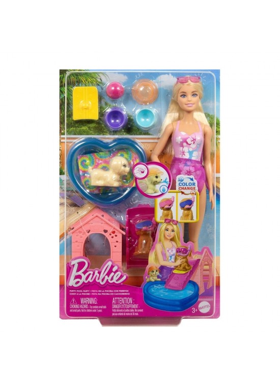 Barbıe Puppy Pool Party - Aloha Blonde