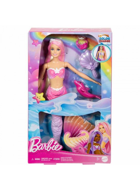 Barbie Renk Değiştiren Deniz Kızı Ve Aksesuarları