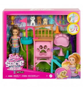 Barbie Stacie Nin Köpekçik Oyun Parkı