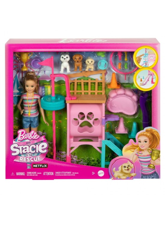 Barbie Stacie Nin Köpekçik Oyun Parkı