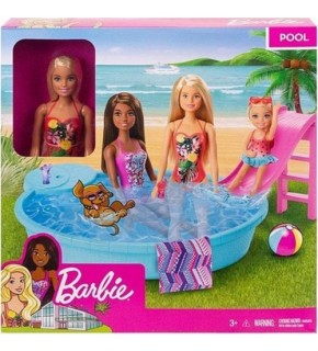 Barbie Ve Havuzu Oyun Seti GHL91