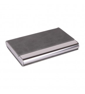 BARLAS GRİ DERİ KARTVİZİTLİK