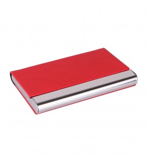 BARLAS KIRMIZI DERİ KARTVİZİTLİK