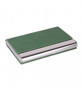 BARLAS YEŞİL DERİ KARTVİZİTLİK