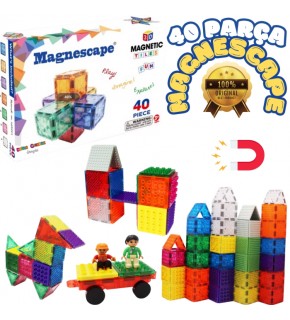 Başel Magnescape Magnetic Tiles 40 Parça