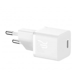 Baseus CCGN050102 20W Beyaz 1C GaN5 Adaptör Mini