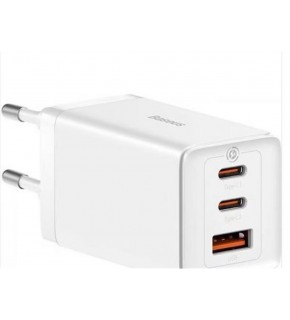 BASEUS CCGP120202 GaN5 Pro 2C+U 65W Şarj Cihazı Beyaz