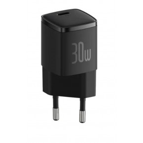 BASEUS CCXF000301 Cube Pro USB-C Hızlı Şarj Cihazı 30W Siyah