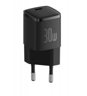 BASEUS CCXF000301 Cube Pro USB-C Hızlı Şarj Cihazı 30W Siyah