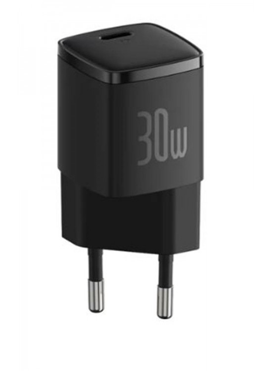 BASEUS CCXF000301 Cube Pro USB-C Hızlı Şarj Cihazı 30W Siyah