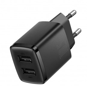 Baseus CCXJ010201 10,5W 2X USB-A Siyah Şarj Aleti