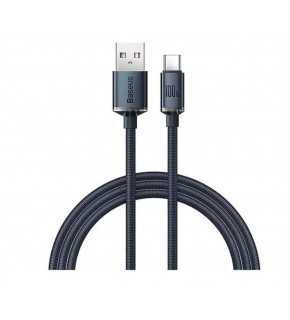 Baseus Crys 2.4A A to Lgt 1.2m Kablo Siyah (CAJY000001)