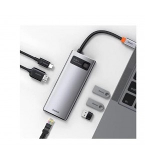 Baseus Flite Series 6in1 Type-C Hub Gri (B00052807813-00)