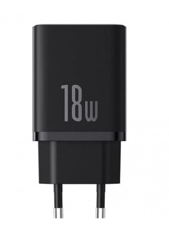 Baseus P10111405117-Z1  Cube Fast QC 3.0 18W USB-A Hızlı Şarj Aleti Cluster Black