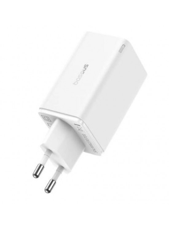 BASEUS P10162701213-00 GAN 6 Pro 2C+2U 65W Şarj Cihazı Beyaz BASEUS P10162701213-00 GAN 6 Pro 2C+2U 65W Şarj Cihazı Beyaz