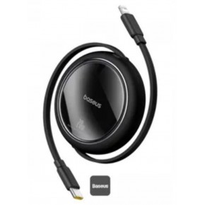 Baseus P10364501111-00 Free2Pull Makaralı Şarj Kablosu USB-C-Lightning 20W 1m
