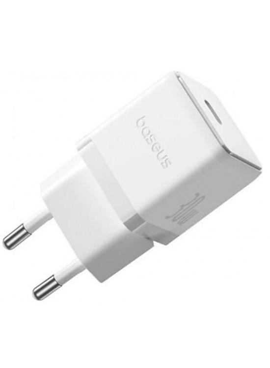 Baseus Palm Hızlı Şarj Aleti 1C 20w Beyaz  EU (P10111602213-00)