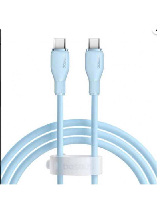 Baseus Pudding USB-A Light 2.4A Kablo 1.2m Mavi (P10355700311-00) Baseus Pudding USB-A Light 2.4A Kablo 1.2m Mavi (P10355700311-00)