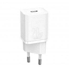 Baseus CCSUP-B02 Super Si QC Beyaz CCSUP-B02 20W Type-C Şarj Cihazı
