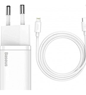 Baseus TZCCSUP-B02 20W C+C Beyaz Şarj Aleti