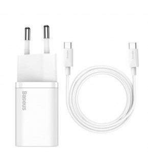 Baseus TZCCSUP-L02 25W C TO C Beyaz Kablo
