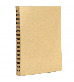 BASINEVLERİ KRAFT SPİRALLİ TARİHSİZ DEFTER (15X21 CM)