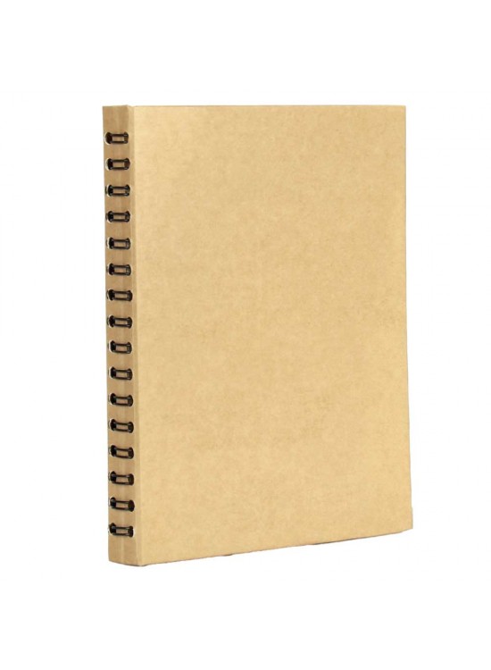 BASINEVLERİ KRAFT SPİRALLİ TARİHSİZ DEFTER (15X21 CM) BASINEVLERİ KRAFT SPİRALLİ TARİHSİZ DEFTER (15X21 CM)