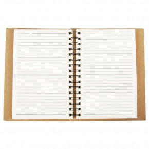 BASINEVLERİ KRAFT SPİRALLİ TARİHSİZ DEFTER (15X21 CM)