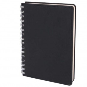 BATIKENT SİYAH SPİRALLİ TARİHSİZ DEFTER (15X21 CM)