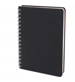 BATIKENT SİYAH SPİRALLİ TARİHSİZ DEFTER (15X21 CM)